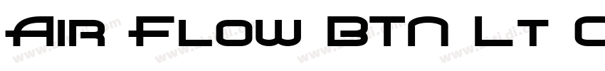 Air Flow BTN Lt Obli字体转换